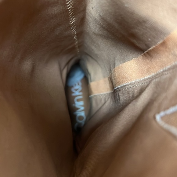 Calvin Klein CANDACE Knee High Leather Boots Size 6.5 - Picture 4 of 9